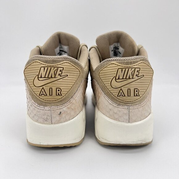 Nike Air Max 90 Linen Sail Snake" 896497-200 Women Size 8.5 Running Old Fashion - Picture 5 of 12